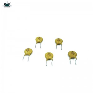 Fabricant d\'origine Couper le plomb de silicon jaune 7D271 270V 7mm RESISTOR VARISTOR MOV